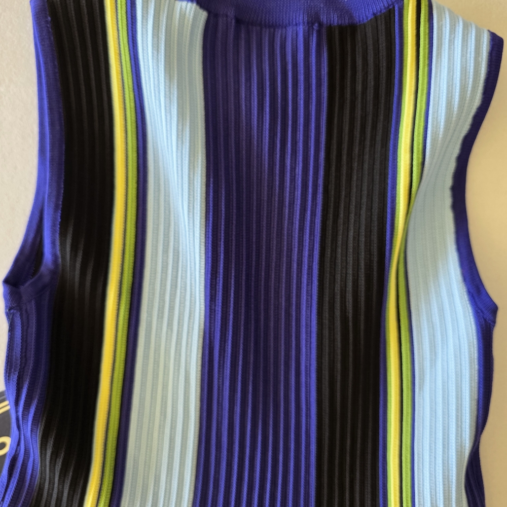 Retro Colorblock Style Dress - Picture 5 of 6